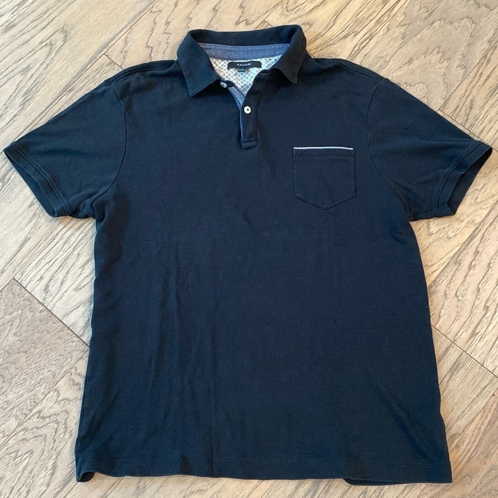Men’s Tahari Black Polo size large